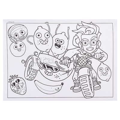 Мегараскраска по номерам. Влад А4