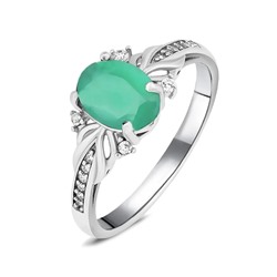 Кольцо, изумруд берилл, SL-RIC109