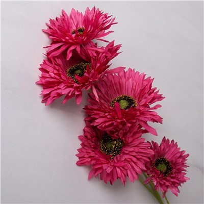 Цветок искусственный Хризантема кустовая 82 см / CCHK-82 /уп 90/1000/