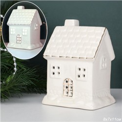 Фигурка Домик с подсветкой 10 см новогодний / FP23566 /уп 72/LED