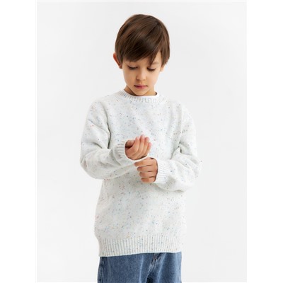 Джемпер детский KAFTAN, размер 32 (110-116 см), белый