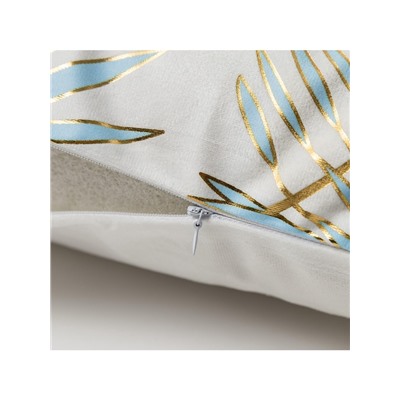 Наволочка декоративная «Этель. Листва» 42×42 см, велюр