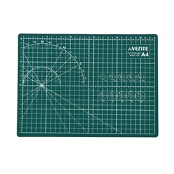 Коврик для резки макетный A4 deVENTE, 3 мм, непрорезаемый, двусторонний, трёхслойный