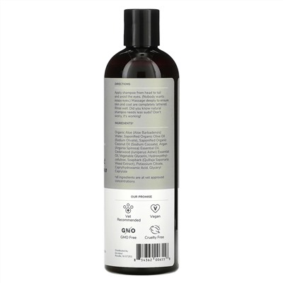 Kin+Kind, Dry Skin + Coat Natural,натуральный шампунь для собак, кедр, 354 мл (12 жидк. унций)