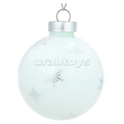 Новогоднее украшение. Елочный стеклянный шар "Грация" 6см