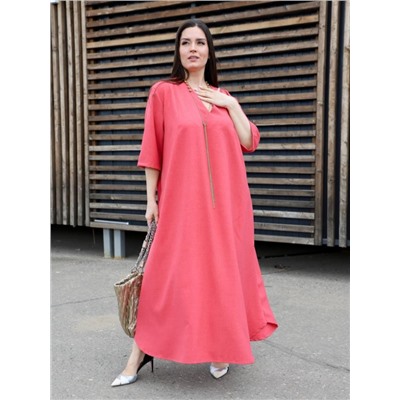 Платье "Грация" брусника