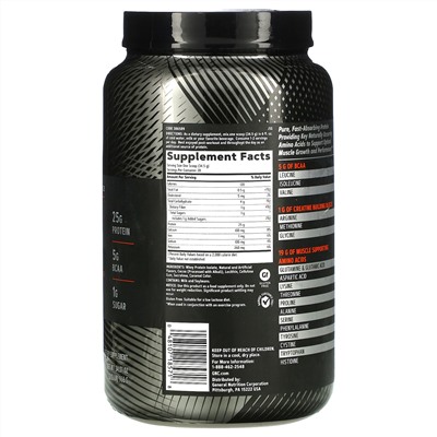 GNC, Pure Isolate, Micro-Filtered Whey Protein, Chocolate Frosting, 2.13 lb (966 g)