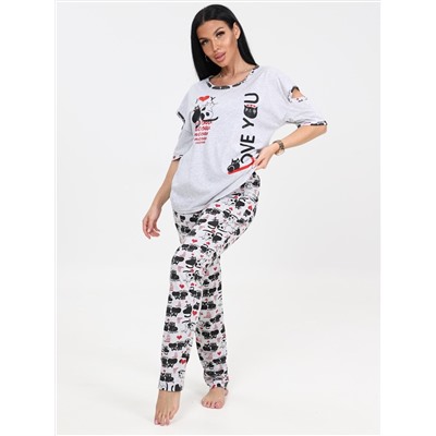 Миу - Миу - пижама серый