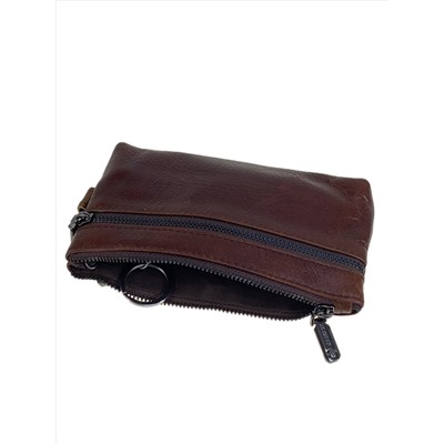 Женский кошелёк  из натуральной кожи, цвет шоколад