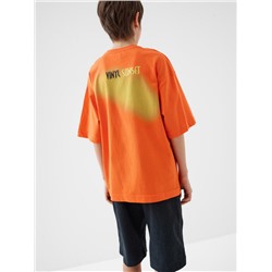 Комплект трикотажный для мальчиков: фуфайка (футболка), шорты