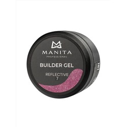 MANITA Гель моделирующий для ногтей светоотражающий / Builder Gel Reflective №07, 15 мл 28236