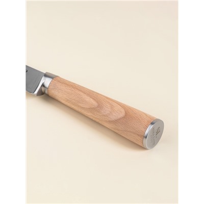 Нож кухонный хлебный SL Home «Калабрия», нержавеющая сталь, 20.5 см, бежевый