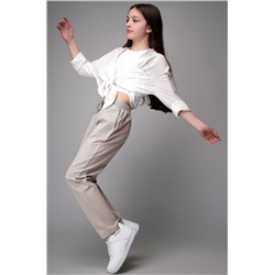 Льняные брюки для девочки Happyfox