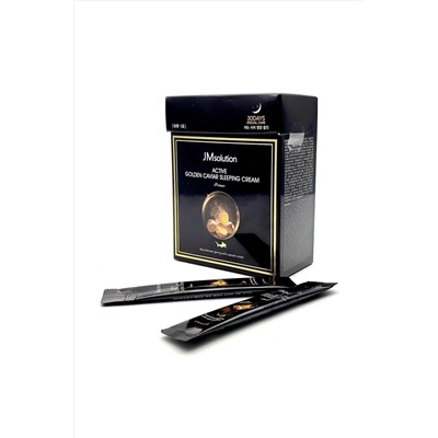 JMsolution Ночная маска с золотом и икрой / Active Golden Caviar Sleeping Cream Prime, 4 мл x 30 шт. KRISTALLER, 1109329