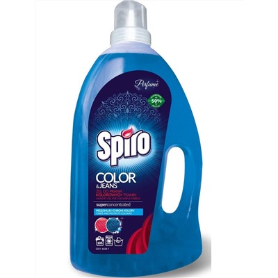 Гель Spiro COLOR & Jeans CLOVIN для стирки Цветных и джинсовых тканей суперконцентрат 3,15л, (105 стирок) 774458