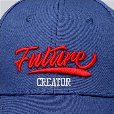 Кепка детская Future creator, синяя, р-р 52-54, 5-7 лет