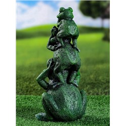 Садовая фигура из гипса «Лягушка пирамидка», 30×15×12 см