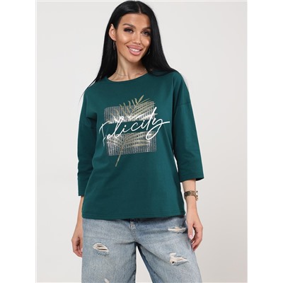 Хоста - футболка изумрудный