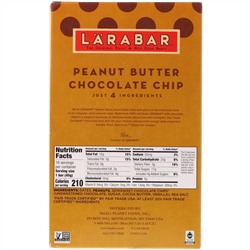 Larabar, The Original Fruit & Nut Food Bar, Peanut Butter Chocolate Chip, 16 Bars, 1.6 oz (45 g) Each