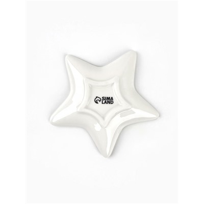 Подставка под чайные пакетики новогодняя «Зимний лес», 8.7×8.7 см