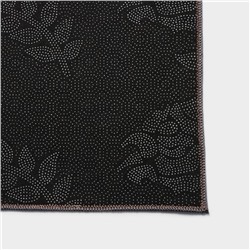 Коврики для ванной и туалета Доляна «ЧБ», 2 шт: 50×80 см, 50×40 см