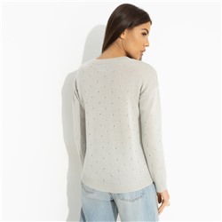 Джемпер вязаный с перфорацией, Уважение к моде (new)