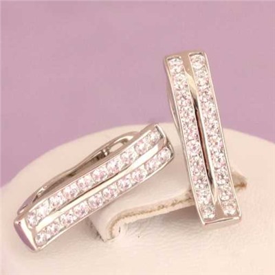 Серьги родий Н01-12116