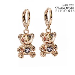 Серьги с кристаллами Swarovski