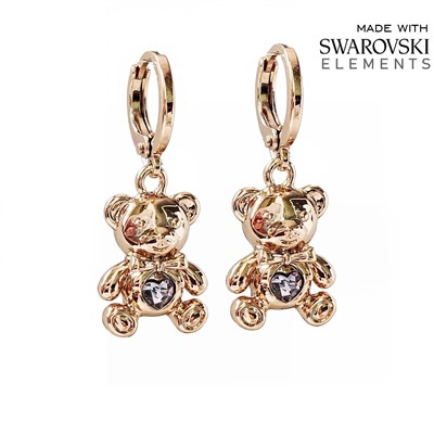 Серьги с кристаллами Swarovski