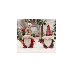 Новогоднее украшение Гном 11x8x22 см / B118 /уп 100/