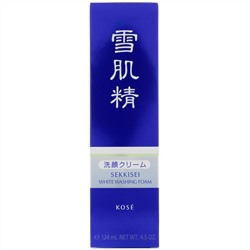 Sekkisei, White Washing Foam, 4.5 oz (124 ml)