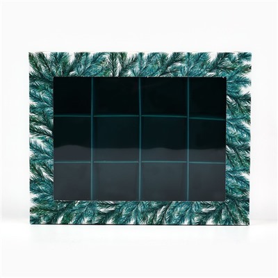 Коробка складная под 12 конфет новогодняя «Ёлочные игрушки», 14×18×3.5 см