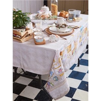 Скатерть Этель «Пасхальные куличи» 180×147 см, 100% хлопок, саржа 190 г/м²
