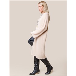 Платье фактурной вязки из хлопка с кашемиром