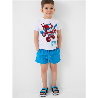 Шорты текстильные плавательные для мальчиков, средней длины