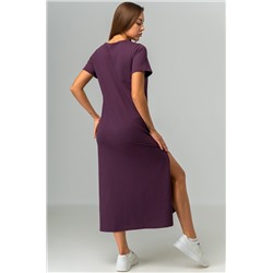 Однотонное женское платье-футболка Happyfox