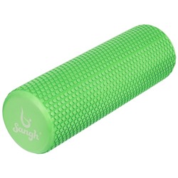 Ролик массажный Sangh, 45×15 см, цвет зелёный