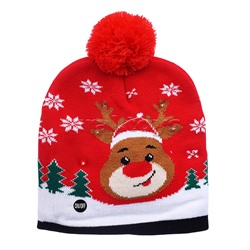 Шапка "Олень рождественский"