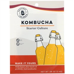 Cultures for Health, Kombucha, 1 Packet, .08 oz (2.4 g)