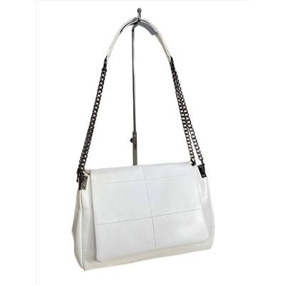 Женская сумка из искусственной кожи, цвет белый