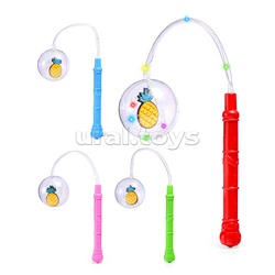 Шар воздушный, пластиковый со светодиодной подсветкой, в пакете