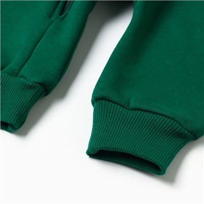 Комбинезон с капюшоном «Крошка Я» Oranges, рост 62-68, зелёный