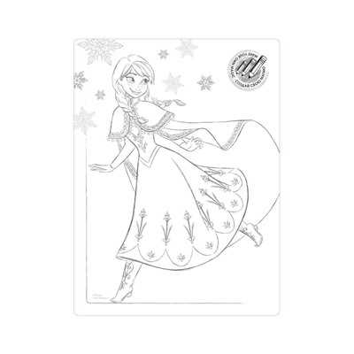 Колготки детские CONTE Колготки с рисунками ©Disney Frozen 40 и вкладышем-раскраской