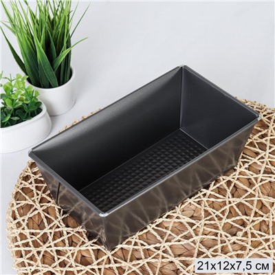 Форма для выпечки Кекса и хлеба 21х12х7,5см / RSD-23 /уп 100/ 0,156/ 716159