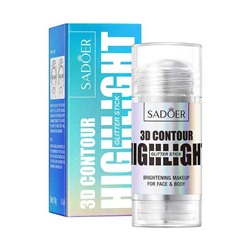 SADOER  ​Хайлайтер-стик для сияющего покрытия 3D Contour Highlighter,  тон 01