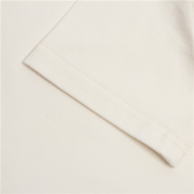 Футболка женская с вырезом лодочка MINAKU: Basic line, цвет ваниль, размер 42