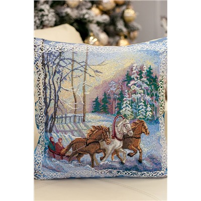 Наволочка декоративная 50х50 Тройка НАТАЛИ, 1071686