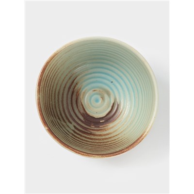 Салатник Magistro Sand Ripples, d=12.5 см, 400 мл, фарфор, голубой