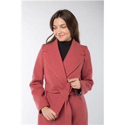 01-10191 Пальто женское демисезонное(пояс)