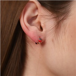 Серьги детские "Божья Коровка", коллекция "Дубай", покрытие позолота, 85801, арт. 847.672